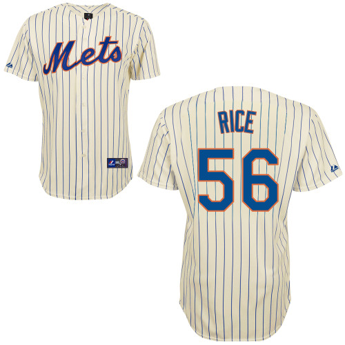 Scott Rice #56 Youth Baseball Jersey-New York Mets Authentic Home White Cool Base MLB Jersey